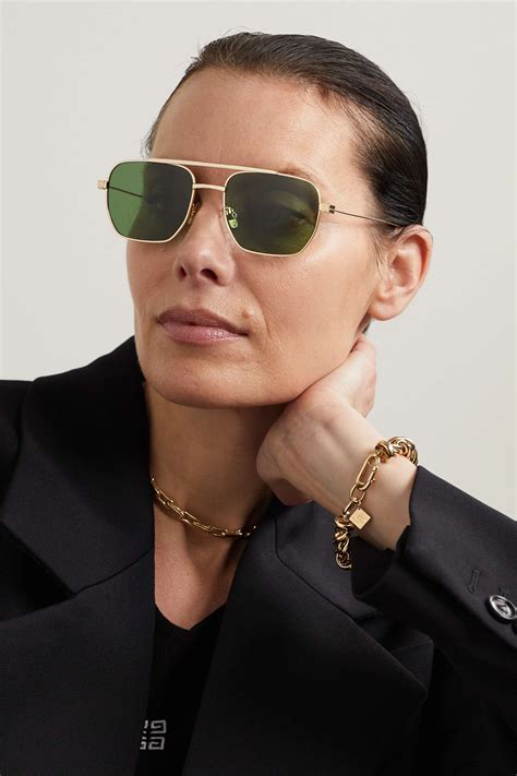 gold givenchy sunglasses|Givenchy 55mm oversized sunglasses.